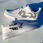 Reflective Dragon/Chinese Rose Airforce 1s