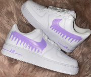 Lilac Drippy Airforce 1s