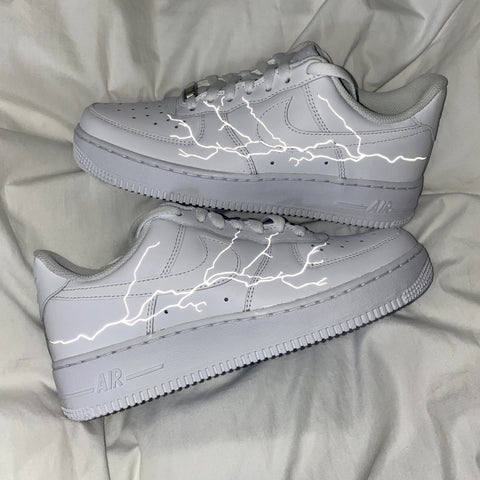 Lightning Effect Airforce 1s