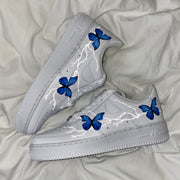 Butterfly Lightning Effect Airforce 1s