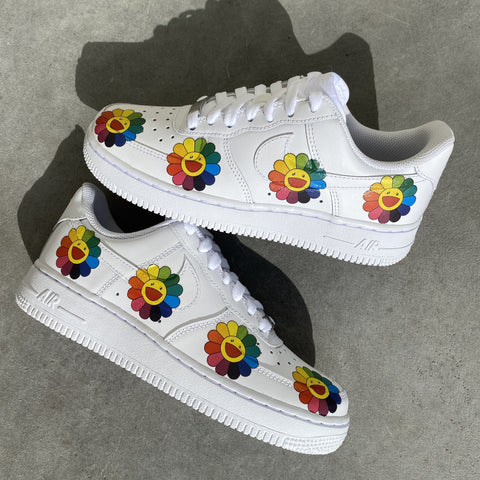 Takashi Murakami Flower Airforce 1s