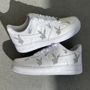 Reflective Playboy Airforce 1s