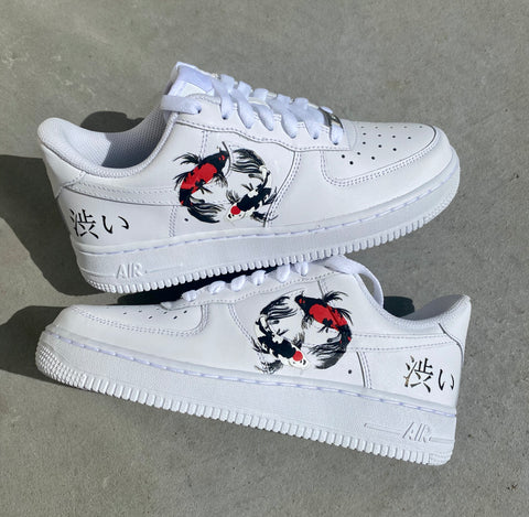 Koi Fish Airforce 1s