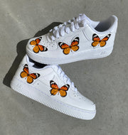 Orange Butterfly Effect Airforce 1s