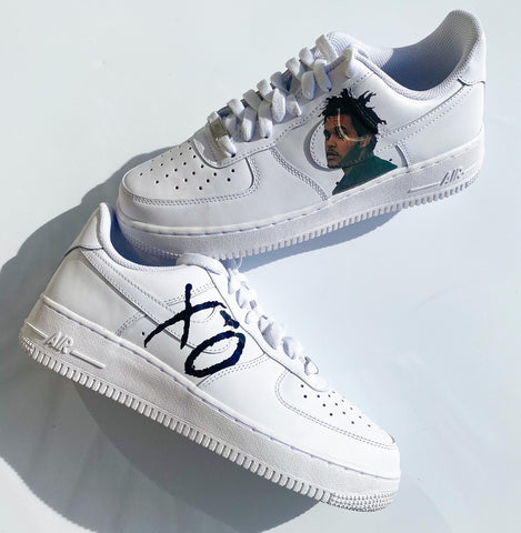 The Weeknd Airforce 1s