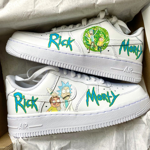 Rick and Morty Airforce 1s