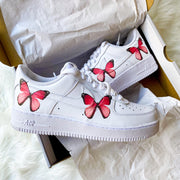 Pink Butterfly Effect Airforce 1s