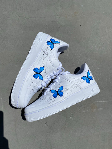 Butterfly Lightning Effect Airforce 1s