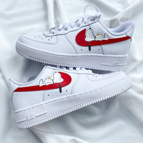 Snoopy Airforce 1s