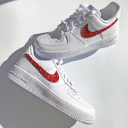 Red Bandana Tick Airforce 1s